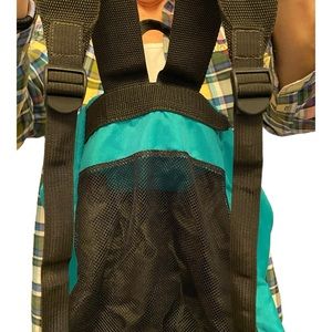 NWOT Unigender Health and Racket Club Blue/Black Backpack Waist Support Pockets